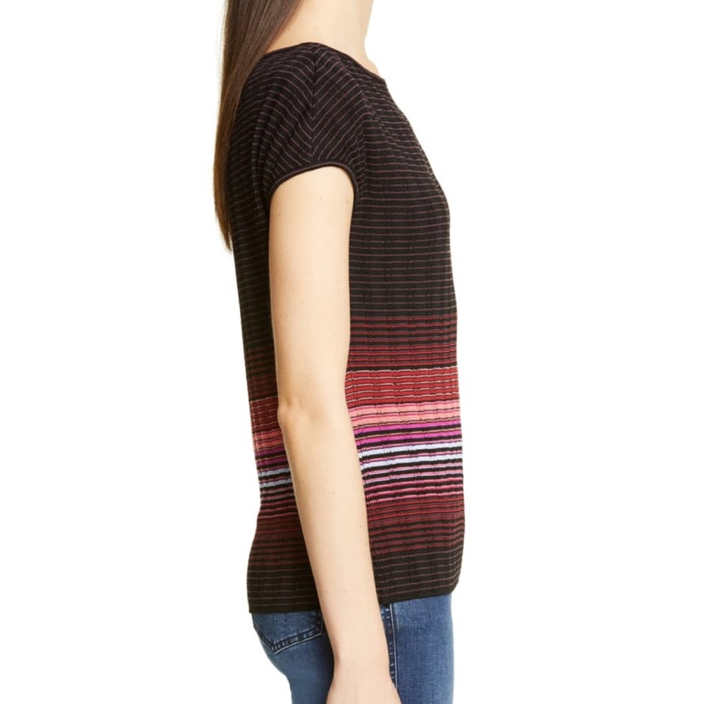 St. John Collection Engineered Ombré Rib Sweater - Picture 3 of 15